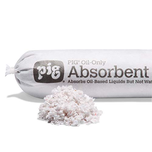 Image of PIG Oil Absorbent Sock - Oil-Only Absorbent Sock - 12 Pack - 3 inch x 48 inch Sock - Absorbs up to 1 Gallon per Sock - SKM210