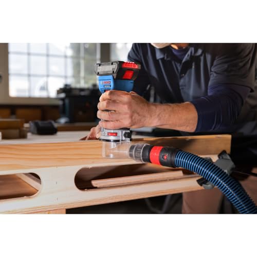 Image of Bosch GKF18V-25PL14 18V Brushless Colt Palm Router Kit with (1) CORE18V 4 Ah Advanced Power Battery and Plunge Base