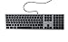 Produktbild Mobility Lab ML303574 Ultraflache MAC-Tastatur, Elegantes und ultradünnes Design QWERTY US International - Kabelgebunden - Space Grey - 450 x 130 x 28 mm - QWERTY US International