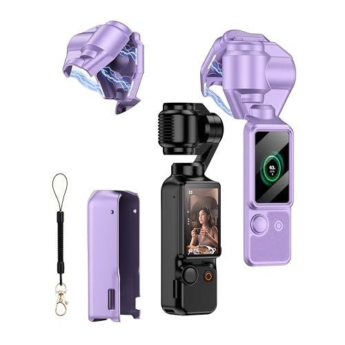 DJI Osmo Pocket 3�p�}�O�l�b�g���J�����ی�P�[�X - �t���J�o�[�A�y�ʁA�Ϗ��E�ϏՌ��݌v�A��ʁ��W���o���ی�@�\�t�� (�p�[�v��)