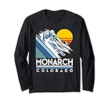 Monarch Colorado Retro Ski Long Sleeve T-Shirt