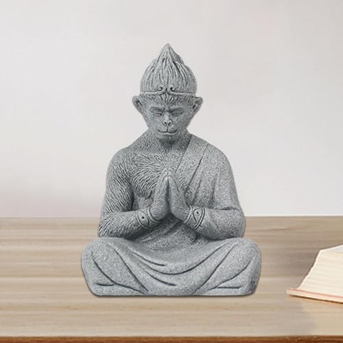 Statue de Bouddha Singe miniature 10cm pour decoration de table