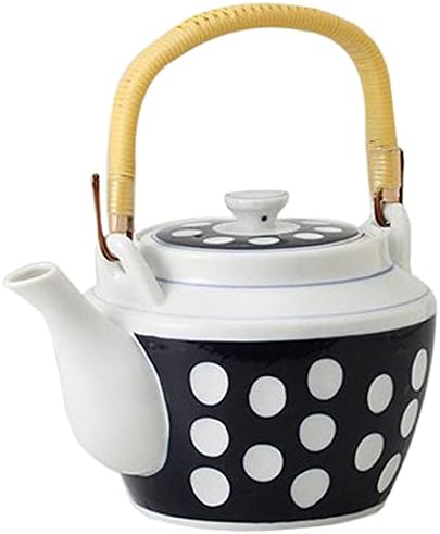 せともの本舗 Set of 5 Polka Dot No. 8 Earthenware Bottle, 5.9 fl oz (1,570 cc), 28.1 oz (845 g), Earthenware Bottle, Restaurant, Commercial Use, Japanese Tableware, Restaurant