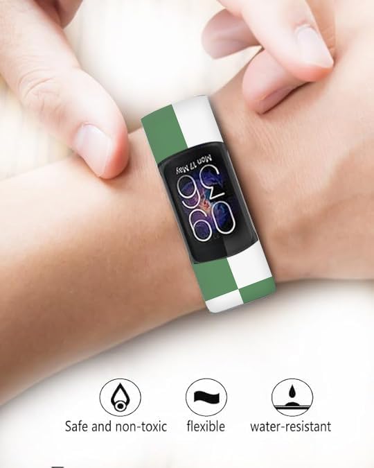 Sport Bands Compatible with Charge 6 /Charge 5 for Women Men,Soft Waterproof Replacement Straps Wristbands for Charge Advanced Fitness Tracker-7 image 4