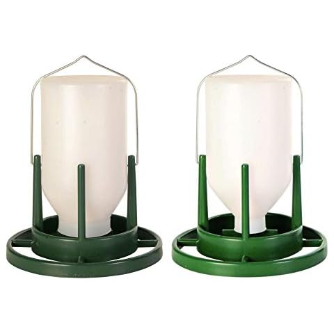 WUNDAPET 2 Pack Budgie Food and Water Feeders Cover