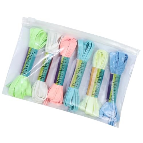 Glow in The Dark Shoelaces - 1.2M Fluorescent Shoe Laces (6 Colors) | Night-Glow Reflective Laces for Running, Sneakers, Casual Shoes | Soft & Durable​