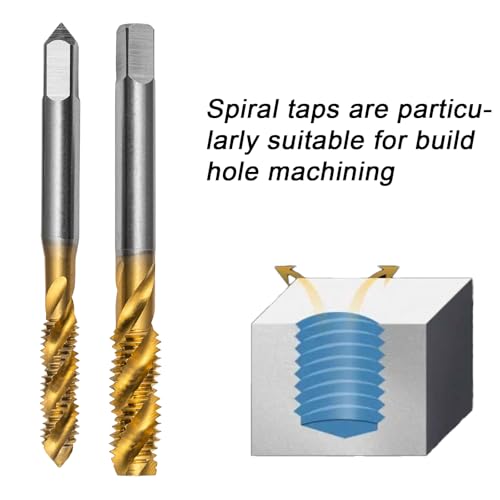Macho de roscar de 3 flautas helicoidales en espiral con límite OH3 5