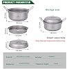 Boundless Voyage Multifunctional Titanium Steamer Pot with Frying Pan and Vented Lid Outdoor Camping Backpacking Kitchen