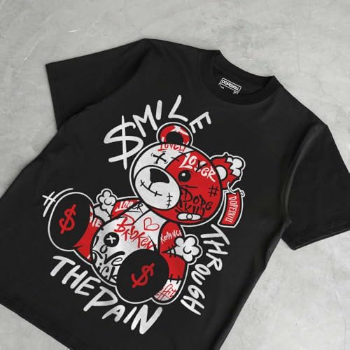 Image of DopeSkill Graphic Tee Streetwear Hip Hop Hypebeast Street Style Unisex T-Shirt Sneaker Colour Matching Shirts Cute Graphic