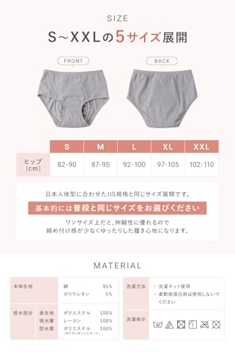 FemLily 吸水ショーツ サニタリーショーツ 生理用ショーツ 吸水サニタリーショーツ の商品画像 7