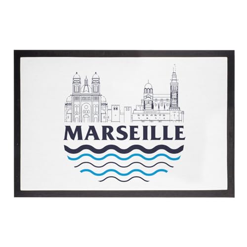 Paillasson Blanc Marseille pour entrée au style sudiste et convivial - 2