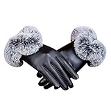 Material: Leder, kortikale Eigenschaften: PU, Futter: Thermal-Samt, Größe: Gesamtlänge der Handschuhe: 24M, Breite: 8cm, Mittelfinger Länge: 8cm, geeignet Palmumfang: 17CM-21CM, Funktion: warm hält, Nutzung Klassifizierung: Kleidung Handschuhe, Geeignet Jahreszeiten: Herbst und Winter, anwendbares Geschlecht: Weiblich.