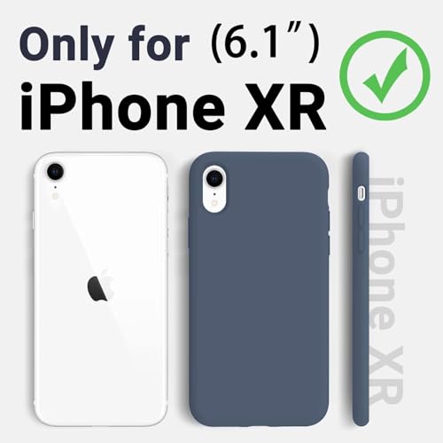 Image of VONZEE Anti Scratch Semi Translucent Cover for iPhone XR Case, Premium PC + TPU Phone Cases Drop Proof, Slim Anti Yellowing Never Yellowing Shockproof