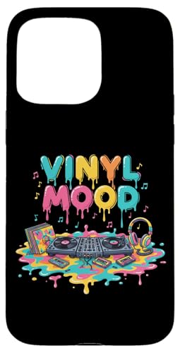 Estetica Del Giradischi Per Dj In Vinile Retro Mood Cassette Custodia per iPhone 15 Pro Max