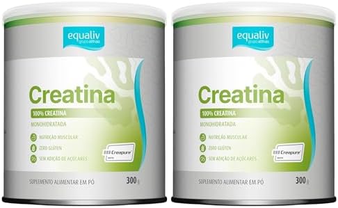 Novo selo da Creatina Creapure 2025: saiba o que muda. 9 Kit 2 Creatina 100% Pura Monohidratada SELO Creapure 300g Equaliv