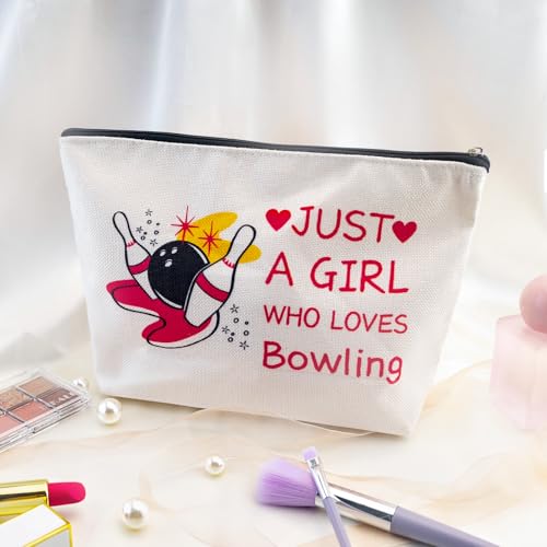 Bowling Gifts for Women Bowlers Bowling Bag for Women Coach Bowlings Accessories Bag Party Favor Bags Cosmetic Pouch Zipper Pouch Gifts for Bowlings Lover Gym Lovers Team Players2