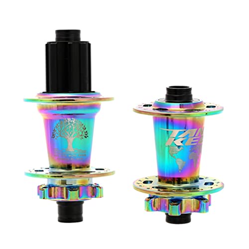 YOJOLO MTB Bike Hubs 32 36 Holes 6 Bolts Disc Brake Hub Thru Axle Front Hub 15x100mm Rear Hub 12x142mm Cassette Bicycle Bearing Hub Set for 7 8 9 10 11 12 Speed Mountain Bike