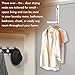 Mgkenk 2 Pack Over The Door Hooks,Over The Door Drying Rack for Laundry,Portable Door Organizer Rack Space Saving Hanging Storage Hanger for Clothes, Coats (White)