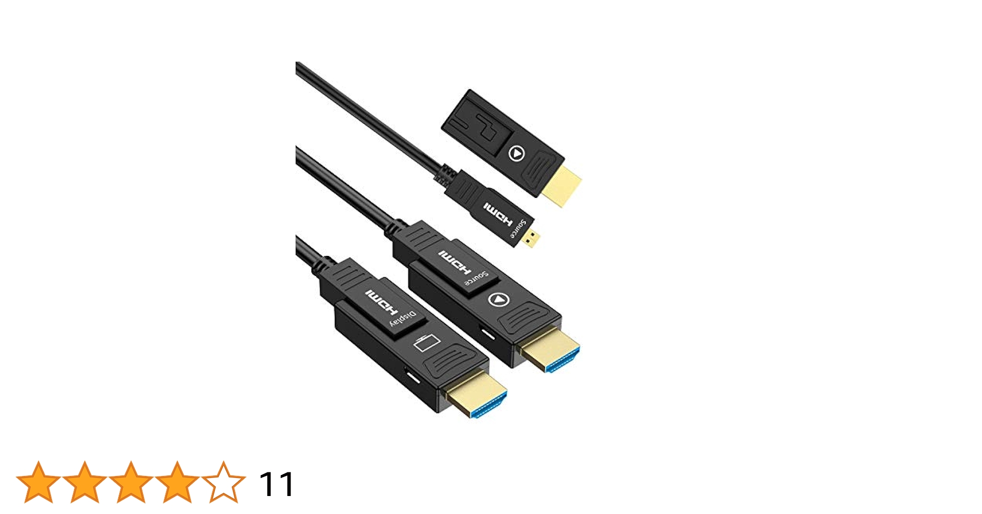 Amazon | 光ファイバー HDMI ケーブル 15M, UGOMI ファイバー