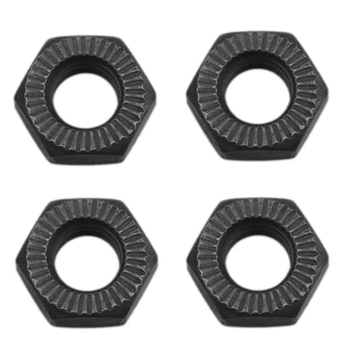 yukata Bike Nut Bike Axle Nut Bicycle Nut Bike Wheels Nut Bicycle Hub Shaft Nut Bike Parts 4PCS