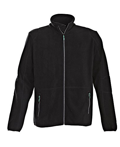 Blouson Printer noir veste homme XXL décontractée coupe vent fermeture éclair