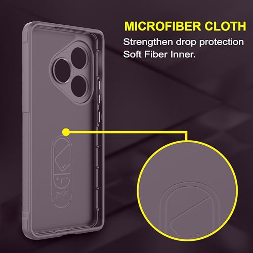 Image of Zapcase Back Case Cover for Realme GT 7T | Compatible for Realme GT 7T Back Cover | Liquid Silicon Magic Case with Camera Protection | Lavender