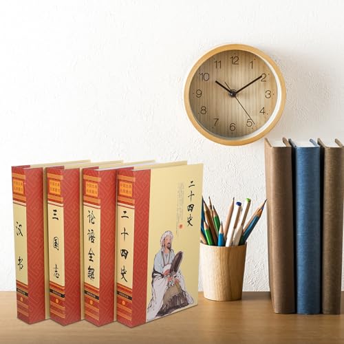 Estanterías vacías solucionadas con cartón marrón vintage de hogar en pack decorativo de 4 5
