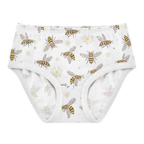 Little Girl Underwear Toddler Panties Kids Undies Bee Soft Cotton Briefs 2T-8Y