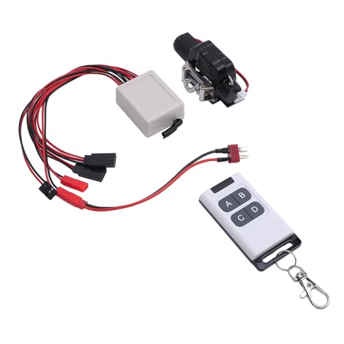 Winche eléctrico para auto RC Drfeify, escala 1/10, aluminio miniatura 3