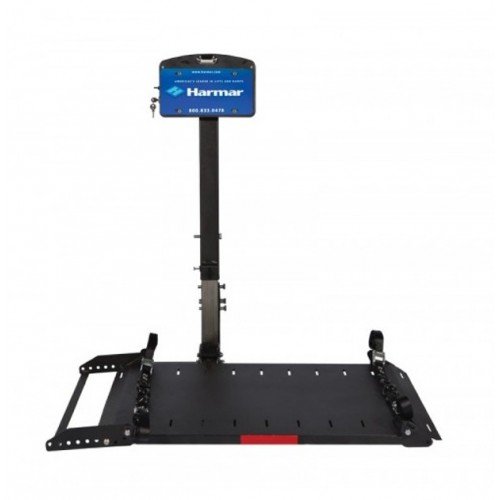 Harmar Upgraded AL010 Micro Power Wheelchair Lift Outside Automatic Lift (Manual Fold) Carrier & Wiring Harness - - - Call 877-585-4041 to Verify Compatibility Before Ordering!
