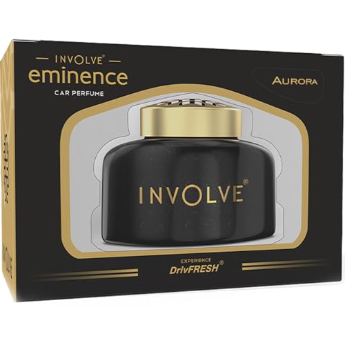 Image of Involve Eminence Aurora Organic Car Perfume with DrivFRESH - Fiber Air Freshener - IEM02 - 45 gm | Car Fresheners | Car Dashboard Decoration Items