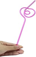 Vista 5 de 12 PCS Heart-Shaped Party Straws Drinking Sipping Straws, Novelty Props for Wedding Birthday Party