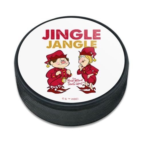 Year Without a Santa Claus Jingle Jangle Ice Hockey Puck