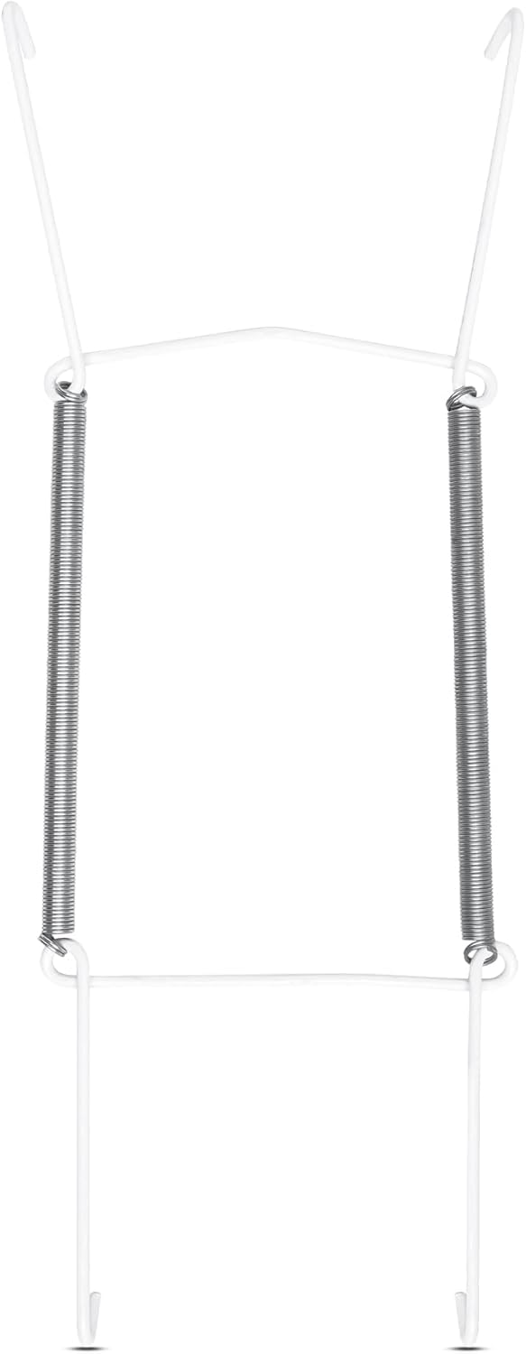 Winsome White Invisible Plate Hangers For Wall | Decorative Dish Display Holders Hanging Wires Spring Hook Holder Fit To Hang On Wall ( Plate Hanger) (26 - 36 Cm)