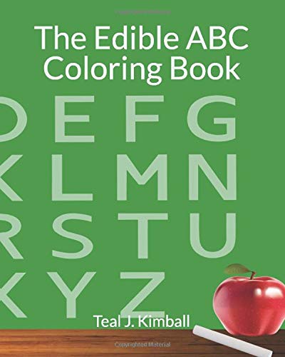 The Edible ABC Coloring Book: Color and Trace