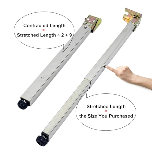 Pied de table pliant en acier inoxydable robuste avec un système de levage push-pull durable