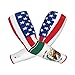 IRON1974 American flag and Mexican flag Summer Ice Silk Sunscreen Arm Sleeves Cycling Arm Protection Cover Tool Wraps