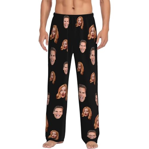 Personalized Pajamas Pants For Men Custom Funny Pajama Pants Pajama Bottoms Sleepwear With Photo Face Text2