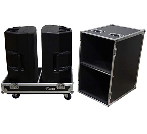 Harmony Audio Cases HC2EON15C Pro DJ Rolling Road Case Compatible with (2) 15