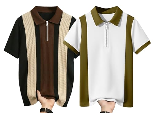 Image of AUSK Men Polo Tshirt with Half Sleeve Regular Fit