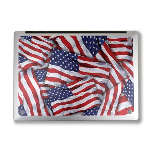 Image of Laptop Skin Compatible with Surface Laptop 7 15 inch (2024) - Patriot - Premium 3M Vinyl Protective Wrap Decal Cover - Easy to Apply | Crafted in The USA by MightySkins