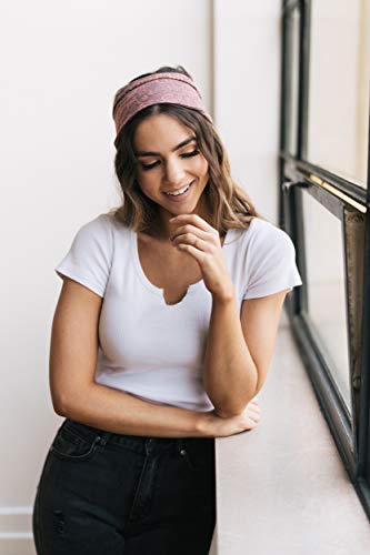 Image of Maven Thread Wide Workout Headbands for Women - Non-Slip Sweatbands for Gym, Running & Yoga