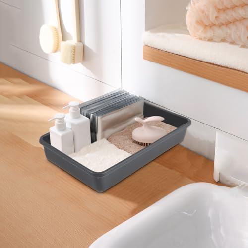 Miniatura 7 de 16 Organizador De Almacenamiento De Cajones De Cocina, Organizador De Almacenamiento De Oficina, Cajón De Plástico, Sala Con 40 Piezas Bola Bntislip De Silicona, Bandejas Para Maquillaje, Cocina,