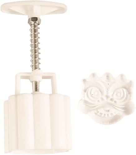 PRETYZOOM Moldes de prensa para pastel de chocolate para pastel de luna chino tradicional de danza de león, festival de otoño, mano, cortador de