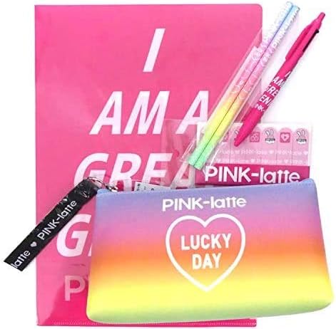 Amazon Co Jp 4005 6福袋 Pink Latte 文具5点セット ピンクラテ Bセット Fuku4006 文房具 オフィス用品