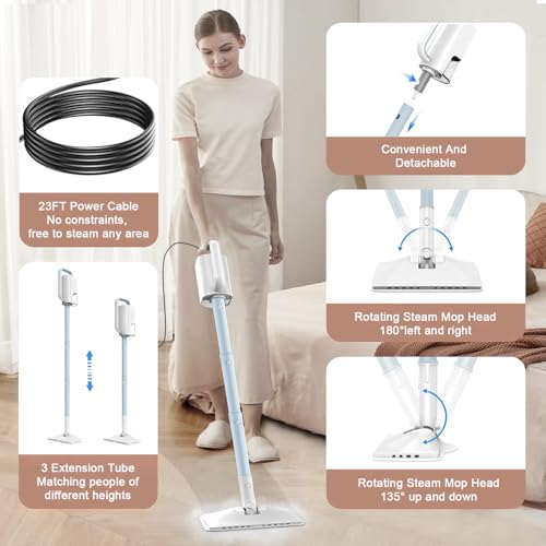 Steam Mop Cleaner in use