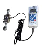 Nextech DFS-X5000 (5000N/1100lbf/500kgf) Digital Force Gauge with External S-Beam Load Cell, Peak/Tr