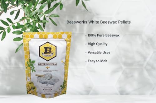 White Beeswax Pellets (1 lb) | 100% Pure, Cosmetic Grade, Triple-Filtered Beeswax for DIY Skin Care, Lip Balm, Lotion, and Candle Making - Image 5