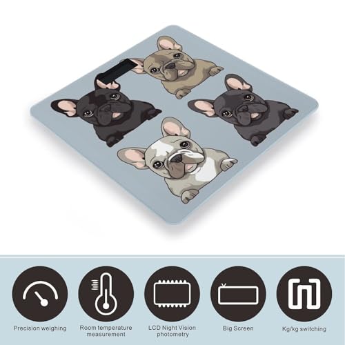 Balanza Digital para Baño con Pantalla LCD y Vidrio Templado miniatura 3