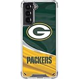Skinit Clear Phone Case Compatible with Galaxy S21 5G - Officially Licensed NFL Green Bay Packers Design